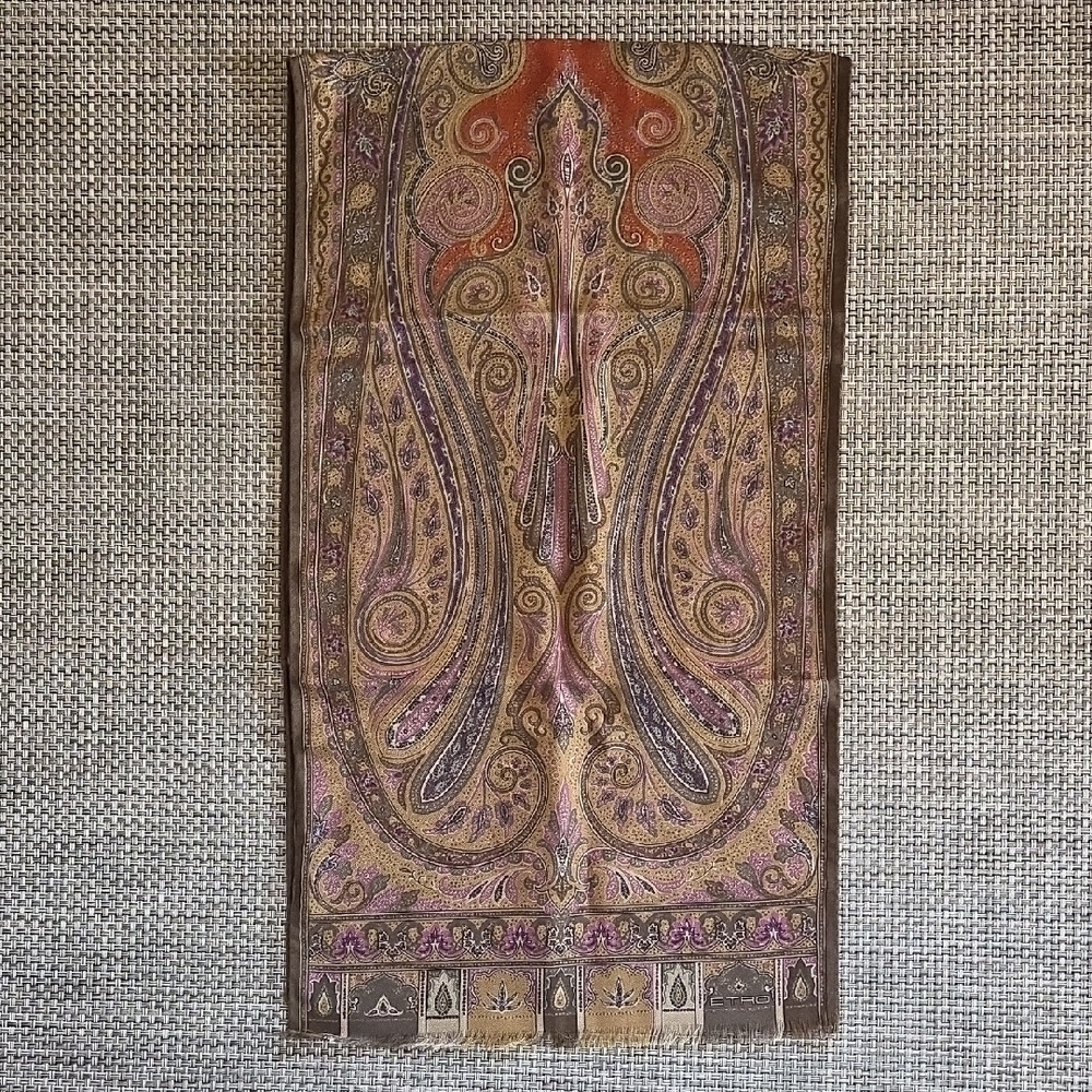 Etro Multicolor Paisley Scarf - Picture 2 of 7